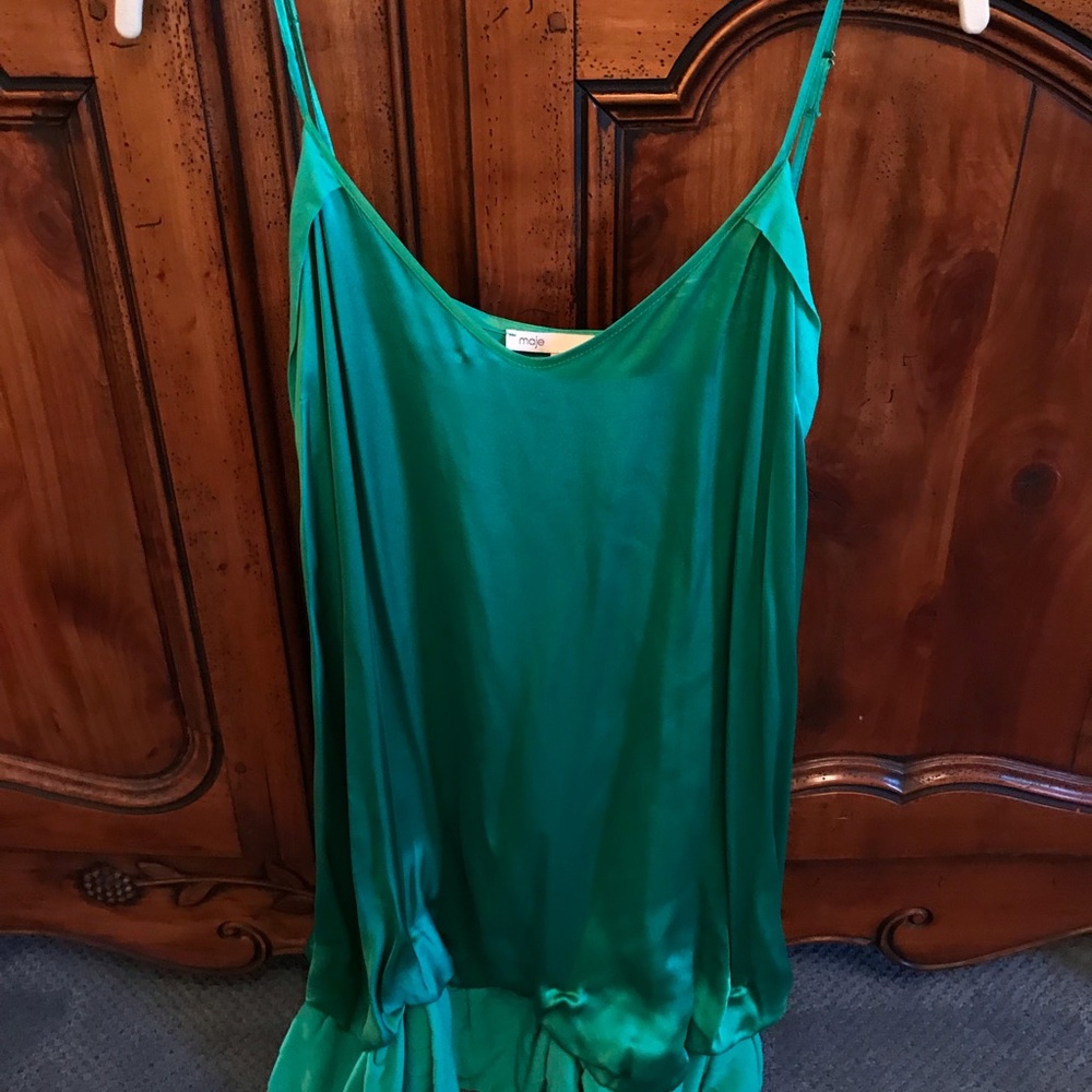 Maje Paris size 1 green formal dress
